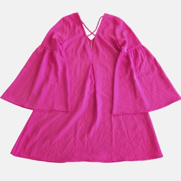 TCEC Womens pink top with bell sleeves size small - Picture 10 of 10